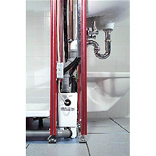 AQUASANI 1 - Broyeur sanitaire 2 entrées, Broyeur WC de 400 Watts, Évacuation  des Eaux Usée